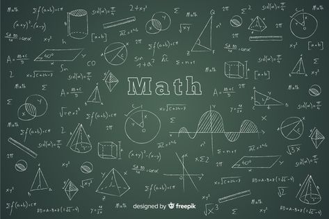 Realistic math chalkboard background Fre... | Free Vector #Freepik #freevector #background Chalkboard Background Free, Math Chalkboard, Math Doodles, Law Study, Background School, Banner Web, Math 2, Studying Law, Chalkboard Background