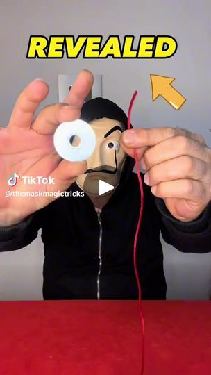 3.1K views · 62 reactions | AMAZING MAGIC TRICK TUTORIAL WITH 2 WASHERS AND A ROPE #neiperte #perte #foryou #followme #follower #following #follow #amazing #tutorial #magic #trick #cardtrick #cointrick #fyp #trend #trending #foryoupage #magictrick #pageforyou #tiktok | The Mask Magic Tricks Revealed | The Mask Magic Tricks Revealed · Original audio Amazing Magic Tricks, Magic Tricks Tutorial, Magic Tricks Revealed, Coin Tricks, Easy Magic Tricks, Card Tricks, Magic Tricks, 1k Views, The Mask