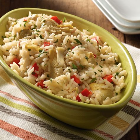 Artichoke Rice Pilaf Recipe from H-E-B Artichoke Rice, Wild Rice Pilaf, Pilaf Recipe, Rice Pilaf Recipe, Pilaf Recipes, Artichoke Recipes, Rice Pilaf, Dinner Entrees, Recipe Ingredients