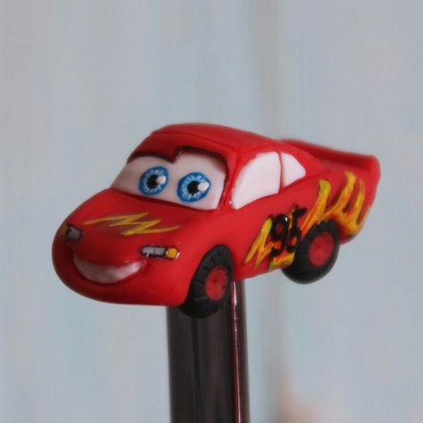 Cars McQueen polymer clay Car Clay Model, Polymer Clay Car, Clay Car, Flash Mcqueen, Cars Mcqueen, Beads Of Courage, Clay Modelling, Clay Crafts For Kids, Light Clay