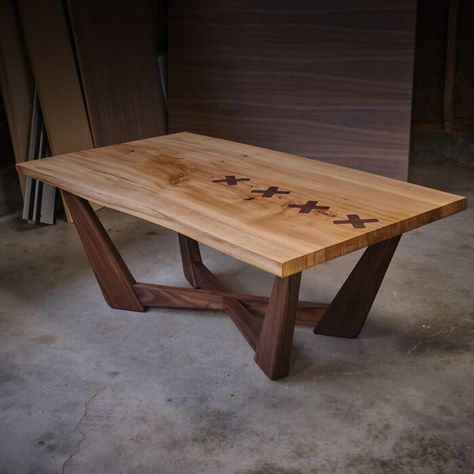 Coffee Table Inspiration, Wood Table Legs, Wood Table Design, Coffee Table Base, Coffee Table Legs, Dining Table Bases, Woodworking Table, Dining Table Design, Wooden Coffee Table