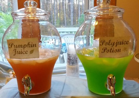 Harry Potter Jello Shots, Harry Potter Punch Recipes, Harry Potter Food Table, Harry Potter Theme Decorations, Harry Potter Pool Party, Harry Potter Sleepover Ideas, Geek Recipes, Butter Beer Recipe Harry Potter, To Do Ideas