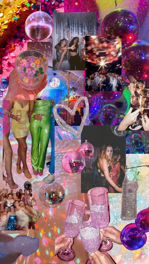 25th Birthday #disco #colour #birthday #party Disco Party Aesthetic, Birthday Disco, 40th Birthday Themes, 80s Birthday Parties, Moms 50th Birthday, Disco Birthday Party, 80s Theme Party, 21st Party, Disco Theme