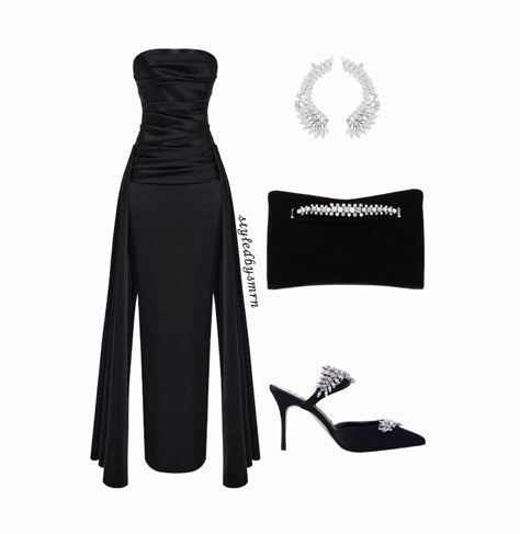 Expensive Outfits, Dark Zone, Rich Clothes, Outfit Dinner, Dinner Dress Classy, Aesthetic Dress, Elegant Midi Dresses, Elegant Outfits, Black Dress Outfits