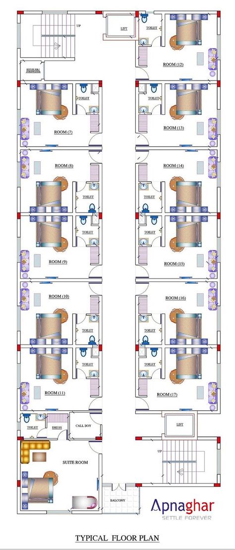 Motel Room Design Plan, Hotel Room Design Plan Architecture, Motel Room Floor Plan, Hotel Appartments Design Plan, Small Room Hotel Design, Small Hotel Floor Plan Layout, Small Hotel Room Layout Plan, Apartment Hotel Plan, Motel Design Floor Plans