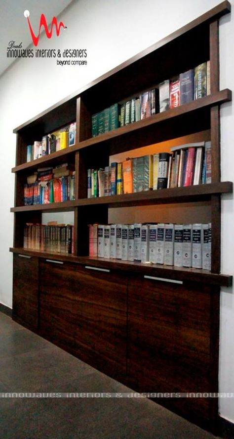 Interior View of Our commercial site wOrks #Book Shelves Advocate Office Interior, Advocate Office, Office Table Design, Office Interior Design Modern, Interior View, Luxury Office, Table Designs, Book Shelves, Law Office