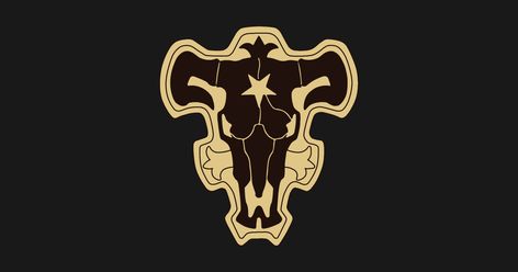 Black Bull Insignia by penyawang Knight Squad, Wizard King, Bulls Wallpaper, Luffy Gear 4, Destructive Behavior, Black Bulls, Logo Wallpaper Hd, Desktop Design, Black Clover Manga