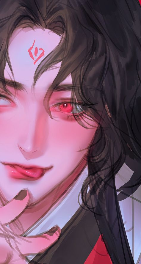 Luo Binghe, Anime Egyptian, Scum Villain's Self-saving System, Heaven's Official Blessing, Boy Art, Character Art, Fan Art, On Twitter, Memes