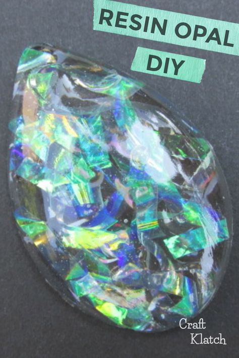 Diy Opal, Opal Resin, Diy Resin Crystals, Resin Crafting, Resin Creations, Diy Resin Projects, Resin Jewelry Diy, Resin Uses, Epoxy Resin Crafts