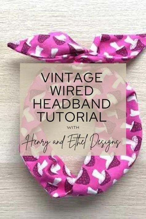 Diy Wired Headbands, Wired Headband Diy, Fabric Headbands Diy Free Pattern, Head Bands Diy How To Make, Fabric Headbands Diy, Quilters Candy, Wired Headband, Hair Bands Diy, Free Quilt Tutorials