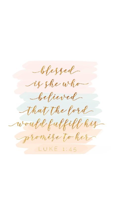 Bible Verse Pretty Background, Blessed Is She Who Believed Wallpaper, Blessed Is She Who Believed, Boho Scripture Wallpaper, Gold Bible Verse, White And Gold Bible Verse, Floral Scripture Wallpaper, Blessed Is She, Bible Verse Background