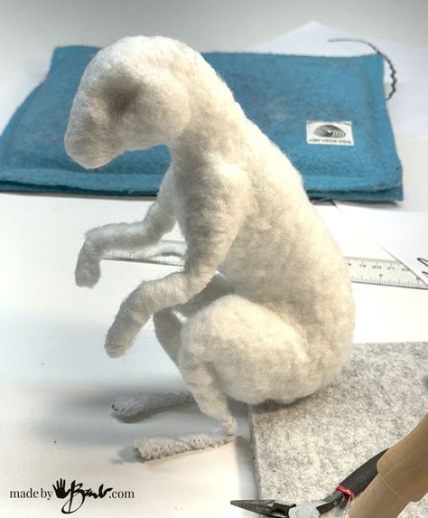 What to know before starting to Needle Felt Animals - Made By Barb Wool Animals Felted, Diy Felted Animals, How To Needle Felt Animals, Felted Animals Tutorial, How To Needle Felt, Needle Felted Animals Tutorial, Needle Felt Doll, Animal Felting, Needle Felting Diy Tutorials