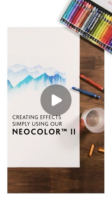 Caran d'Ache on Instagram: "Let us guide you in this creative journey where possibilities are endless with the Neocolor™ II pastels.  #Carandache #Swissmade #NeocolorII #Tutorial #DrawingTutorial" Neocolor Ii Art, Neocolor Ii, Caran D'ache, Art Instructions, Drawing Tutorial, Art Inspo, Mixed Media, Sketch, Pastel