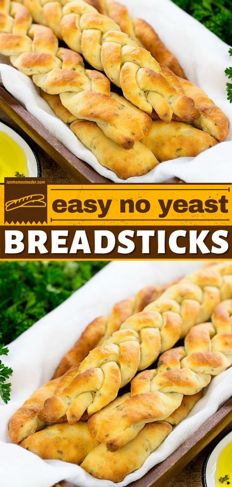 No Yeast Breadsticks, Quick Breadstick Recipe, Homemade Bread Ideas, Yeast Breadsticks, Vegan Breadsticks, Gluten Free Breadsticks, Garlic Breadsticks Recipe, Easy Garlic Bread Recipe, Cozy Bakery