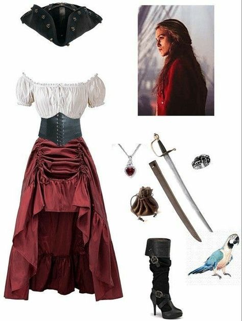 Pirate Costume Diy, Caribbean Outfits, Pirate Dress, Girl Pirates, Pirate Cosplay, Kaptan Jack Sparrow, Female Pirate Costume, Hot Halloween Outfits, Pirate Halloween Costumes