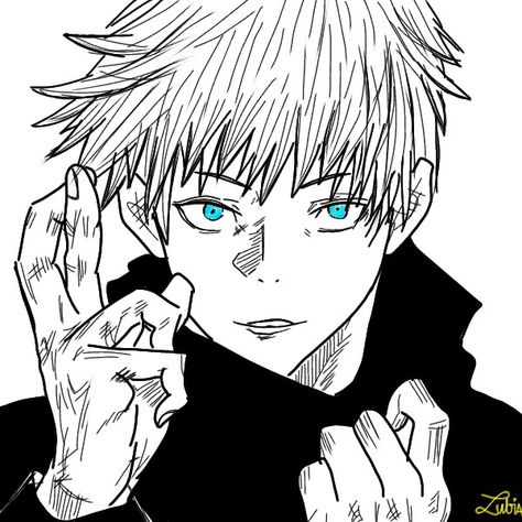 Gojo Domain Expansion Hand Sign, Gojo Infinite Void, Anime Sukuna, Infinite Void, Gojou Satoru, Jujutsu Kaisen Anime, Sketchbook Cover, Sketchbook Ideas, Ibis Paint