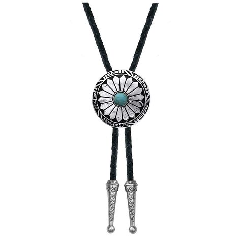 Turquoise Bolo Tie, Bola Tie, Western Bolo Tie, Turquoise Western, Western Necklaces, American Western, Celtic Patterns, Tie For Men, Stylish Sweaters