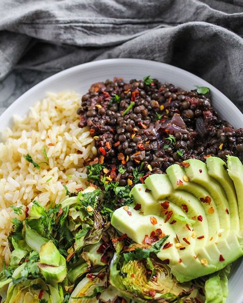 Jamaican Inspired Jerk Lentils - Plant Based RD Jerk Lentils, Ital Food, Spiced Lentils, Cheap Vegan, Jamaican Cuisine, International Dishes, Grain Bowls, Dried Lentils, Veggie Meals