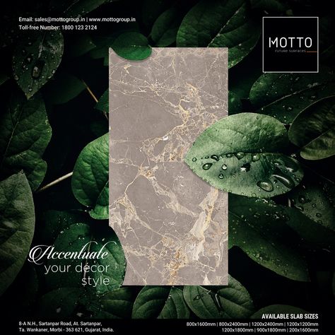 Accentuate your decor style #Motto #Tiles #mottogroup #Ceramic #Brand #FloorTiles #LuxuryDesign #InteriorDesign #slabtiles #slab #tile #slabtile #CeramicTiles #CeramicTile Style Tiles Graphic Design, Tiles Advertising Design, Tiles Creative Ads, Tiles Ads, Table Of Contents Design, Furniture Graphic, Diwali Design, Fantasy Brown, Tiles Designs