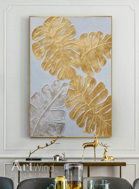 Excited to share the latest addition to my #etsy shop: Original Abstract Gold Leaf Tree Painting Impasto Autumn Landscape Oil Painting Heavy Textured Modern Palette Knife Art,Silver Leaf Painting https://etsy.me/2KCTugF #art #painting #gold #abstractgeometric #dorm #un Silver Leaf Painting, Wall Art Gold Leaf, Gold Art Painting, Leaf Painting, Acrylic Painting Flowers, Gold Leaf Art, Soyut Sanat Tabloları, Gold Leaf Painting, Canvas Painting Diy