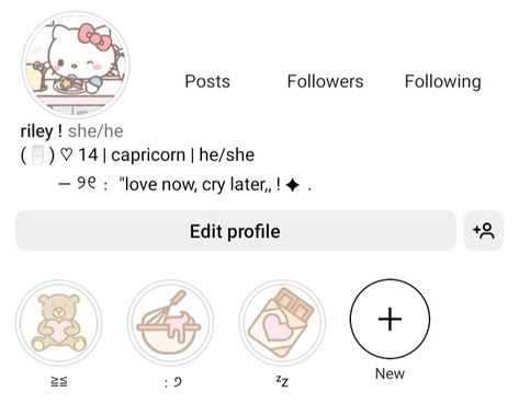 Insta Bios Ideas Aesthetic, Instagram Inspo Bio, Aesthetic Insta Bio, Sanrio Layout, Brown Kawaii, Ig Profile Pic, Cool Pfps For Discord, Insta Design, Aesthetic Bio