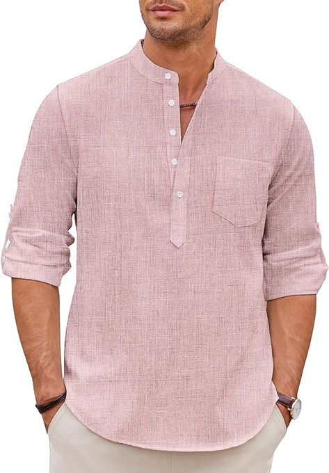 Mens Shirts Design, Linen Shirt Men Casual Summer, Summer Linen Shirt Men, Kurta Shirt For Men, Linen For Men, Long Shirt Men, Mens Linen Outfits, Mens Linen Shirts Summer, Kids Dress Boys