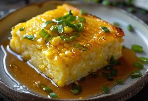 Mama’s yummy recipes | 🌽🌽🌽 Corn Pudding with Honey Lime Glaze 🌽🌽🌽 | Facebook Supper Sides, Making Chili, Lime Glaze, How To Make Chili, Corn Pudding, Ears Of Corn, Smitten Kitchen, Honey Glaze, Honey Lime