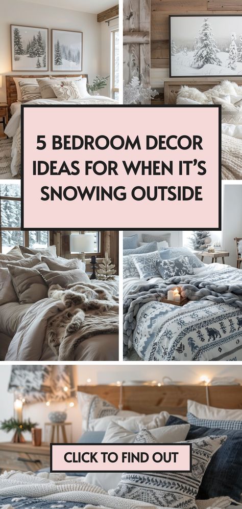 ⛄ Refresh your space with cozy apartment aesthetic ideas and winter bedroom inspiration. Our article features 5 bedroom décor ideas tailored for snowy days. Dive in now for a cozy makeover! Cozy Apartment Aesthetic, Bedroom Color Scheme Ideas, Winter Bedroom Decor, Electric Fireplace With Mantel, Snowing Outside, Soothing Bedroom, Winter Bedroom, Summer Bedroom, Beige Bedroom