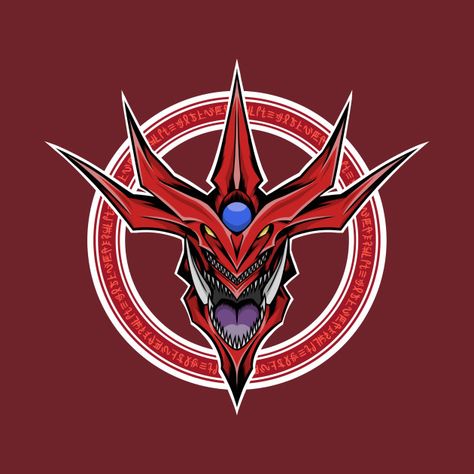 Slifer, the Sky Dragon of Yu-Gi-Oh Universe - Slifer, o Dragão dos Céus do Universo Yu-Gi-Oh | Check out this awesome 'Slifer' design on @TeePublic! By KyodanJR | #slifer #yugioh #dragon #logo Yu Gi Oh Wallpaper, Yu Gi Oh Dragons, Yu Gi Oh Dark Magician, Yu Gi Oh Egyptian Gods, Yu Gi Oh Anime, Yu Gi Oh Blue Eyes White Dragon, Madara Wallpaper, Yugioh Dragons, Yugioh Yami