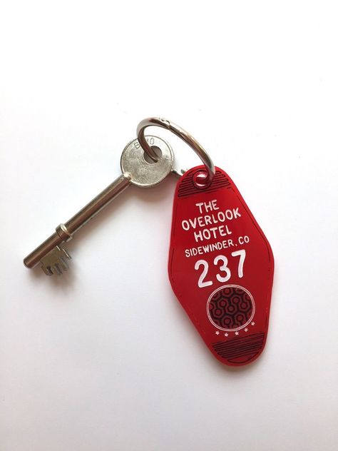 Hotel Room Key, Red Hotel, The Overlook Hotel, Ankle Bracelet Tattoo, Key Tattoos, Key Tattoo, Overlook Hotel, Watercolor Tattoo Flower, Sugar Skull Tattoos