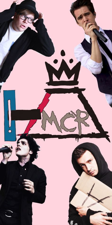 Hey look ma, I made an Emo Quartet wallpaper Goth Wallpapers, Emo Wallpapers, My Chemical Romance Wallpaper, Disco Background, Emo Quartet, Emo Band, Emo Trinity, Band Outfits, Goth Wallpaper