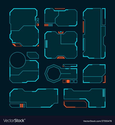 Gaming Template Design, Cyberpunk Layout Design, Futuristic Interface Design, Futuristic Layout Design, Game Screen Design, Gaming Ui Design, Game Layout Design, Sci Fi Spaceship Concept Art, Vector Game Art