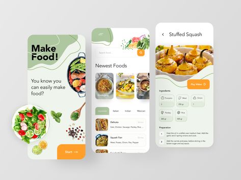 Delivery App Design, Food Website Design, Application Ui Design, Food Web Design, App Design Layout, Ux App Design, Cooking App, Food Delivery App, Mobile App Design Inspiration