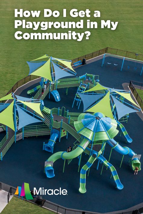 When you decide to build a playground in your community, the most challenging part can be knowing where to start! Find a step-by-step process in our blog post, including information on budget, design, and timeline. #Playground Public Playground Design, Best School Playgrounds, Neighborhood Playground, Playground On Uneven Ground, Community Playground, Create A Timeline, Playground Design, Play Spaces, How Do I Get