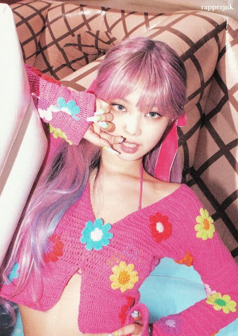 Blackpink Ice-cream, Jennie Kim Blackpink, Jennie Lisa, The Album, Infp, Blackpink Jennie, Pink Hair, Mbti, Rappers