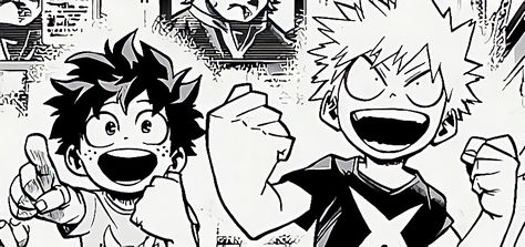 Deku & Bakugo My Hero Academia Bakugou And Deku, My Hero Academia Characters, Kermit The Frog Gif, Mha Manga, No Thoughts, Manga Tattoo, Bakugou Manga, Bakugo Katsuki, Academia Wallpaper