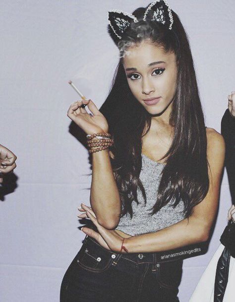 Ariana Grande Smoking Hot Wallpaper by arianasmokingedits on DeviantArt Roc Royal, Frankie Grande, Dangerous Woman Tour, Honeymoon Tour, Meet And Greet, Dangerous Woman, Music Fashion, Cat Ears, Ariana Grande