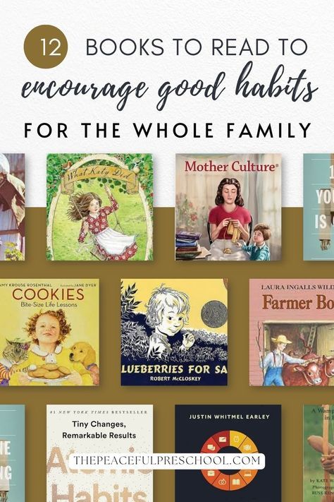 Mother Culture Book List, Books About Life Lessons, Books About Life, Living Books List, Peaceful Press, Mother Culture, Morning Basket, Charlotte Mason Homeschool, Homeschool Books