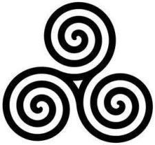 Triskelion: A Symbol of Personal Growth Personal Growth Tattoo Symbols, Growth Symbol, Zibu Symbols, Land Sea And Sky, Spiral Symbol, Triple Spiral, Crystal Tattoo, Irish Symbols, The Greeks