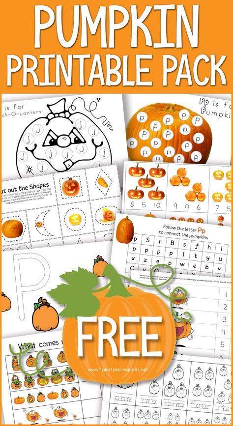 Spooky The Square Pumpkin Activities Preschool, All About Pumpkins Preschool, Pumpkins Preschool Activities, Pumpkin Literacy Activities Preschool, Pumpkin Preschool Activities, Preschool Pumpkin Activities, Halloween Preschool Activities, Pumpkin Preschool, Pumpkin Lessons