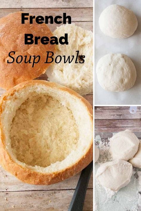 Bread Bowl Recipe All Purpose Flour, Soup Bread Bowls Recipe, How To Make A Bread Bowl For Soup, Bread For Bread Bowls, Breads To Go With Soup, Panera Bread Bowl Recipe Copycat, Sour Dough Bread Bowls For Soup, Best Soup Bread, Pasta In Bread Bowl