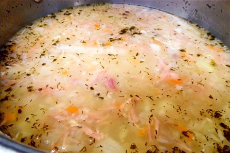 Cole Slaw Mix, Simple Supper, Good Soup, Chopped Ham, Leftovers Soup, Ham Soup, Spicy Soup, One Pot Dinners, Cole Slaw