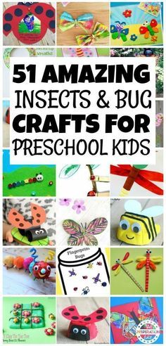 51 Insects And Bug Crafts For Preschoolers We love crafts on The Inspiration Edit and I absolutely love Insect and bug crafts. Kids preschool crafts, spring and summer crafts, bug crafts, ladybird and bee crafts kids will love. #craftsforkids #crafts #artsandcrafts #ladybird #beecrafts #springcrafts #Summercrafts #kidsactivities #springactivities #summeractivities #bugs #preschool #kindergarten #preschoollife #Kidsfun #Classroomideas #recycled #recycledcrafts #creativecrafts Preschool Bug Crafts, Summer Preschool Crafts, Bug Activities, Insects Preschool, Bugs Preschool, Insect Activities, Crafts For Preschoolers, Love Crafts, Recycled Crafts Kids