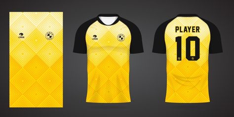 Sports Jersey Template, Jersey Template, Soccer Design, Sports Jersey Design, Team Uniforms, Yellow Submarine, Yellow Shirts, Jersey Design, Spongebob Squarepants