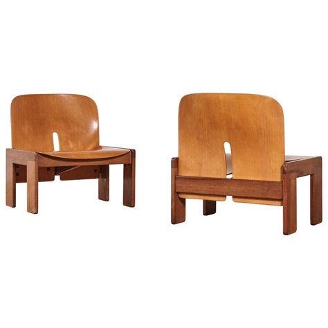 Rare Pair of Afra Tobia Scarpa Chair, Cassina Chair, Tobia Scarpa, Deco Chairs, Joe Colombo, Mid Century Lounge Chairs, Dream Furniture, Dining Room Chairs Modern, House Furniture Design