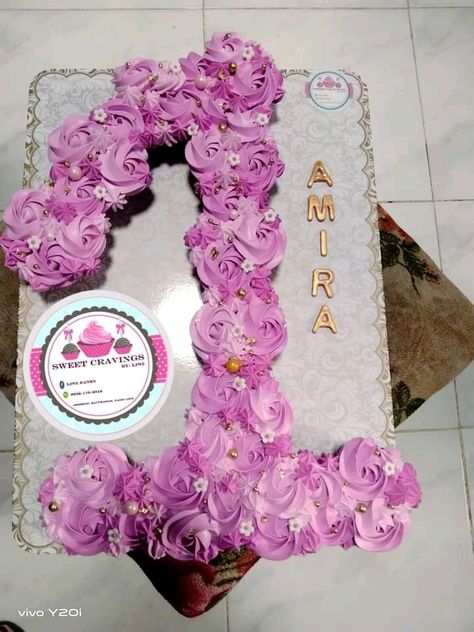 Pull Apart Cupcake, Pull Apart Cupcakes, Different Cakes, Pull Apart, Number 1, Cake Designs, Cupcake, Cake