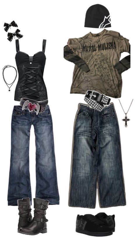 Metal Outfits, Metal Outfit, Outfit Inspo, Clothes