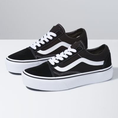 Old Skool Platform | Shop Shoes At Vans Estilo Vans, Vans Platform, Old Skool Platform, Platform Vans, Tenis Vans, Vans Original, Vans Store, Dr Shoes, Classic Shoes