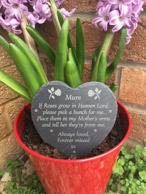 In Memory Of Mum, Mum Garden, Mum In Heaven, Mother's Day In Heaven, Best Jigsaw, Memorial Benches, Step Mum, Gift From Heaven, Memorial Plaque