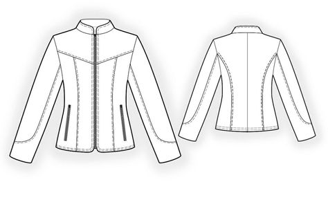 Jacket Sewing Patterns Leather Jacket Sewing Pattern 4296 Made To Measure Sewing Pattern - figswoodfiredbistro.com Leather Jacket Sewing Pattern, Women Sewing, Sewing Patterns Free Women, Jacket Sewing Pattern, Burda Sewing Patterns, Trendy Sewing Patterns, Jacket Sewing, Coat Pattern Sewing, Trendy Sewing